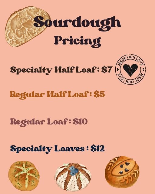The original pricing flyer